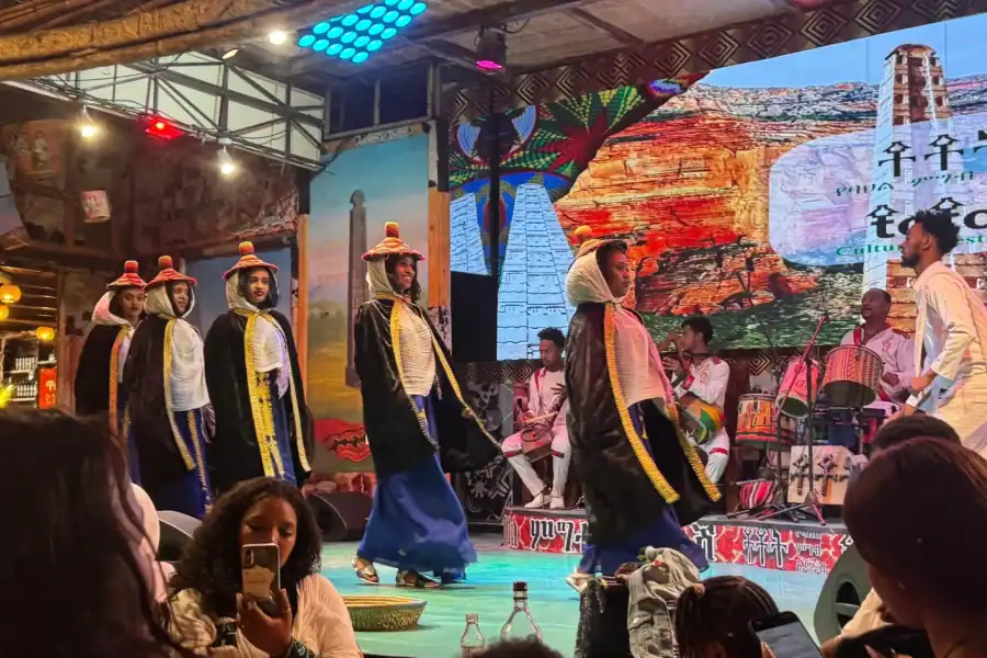 🕓Addis Ababa: Ethiopian Music, Food& Cultural Night Tour