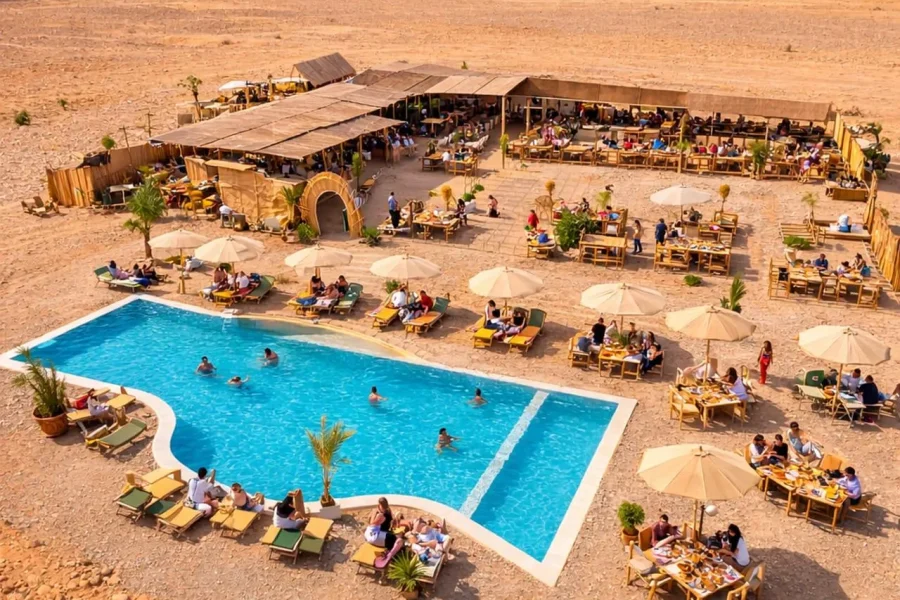 🕓Agafay Desert: Quad Biking, Camel Ride, Lunch& Pool