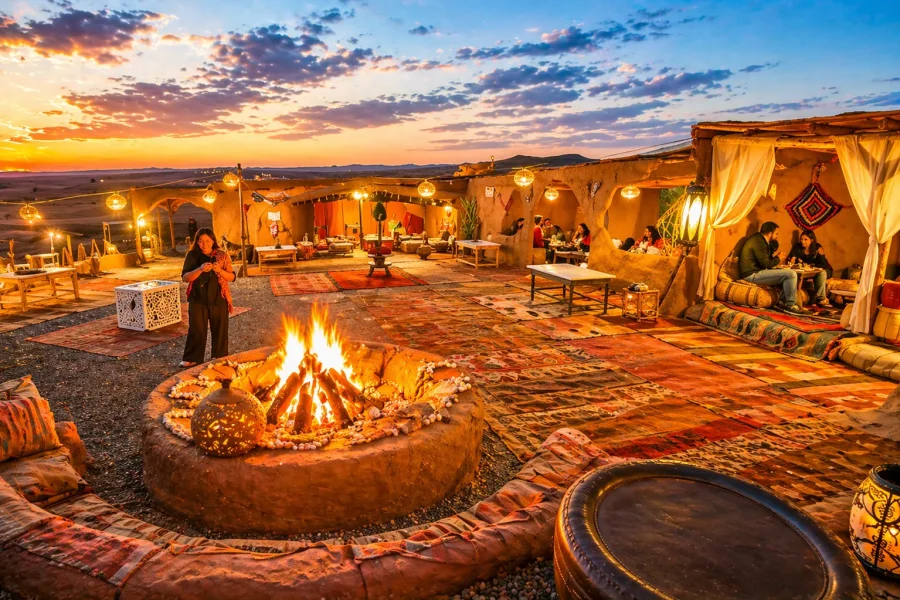 🕓Agafay Desert Sunset Dinner& Stargazing from Marrakech