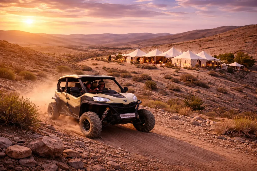 🕓Agafay Family Adventure: 4-Seater Buggy, Pool& Lunch