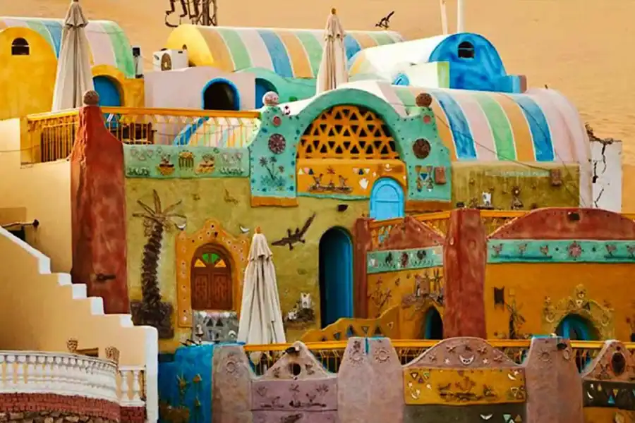 🕓Aswan: Private Nile Boat Trip Soheil Island& Nubian Village
