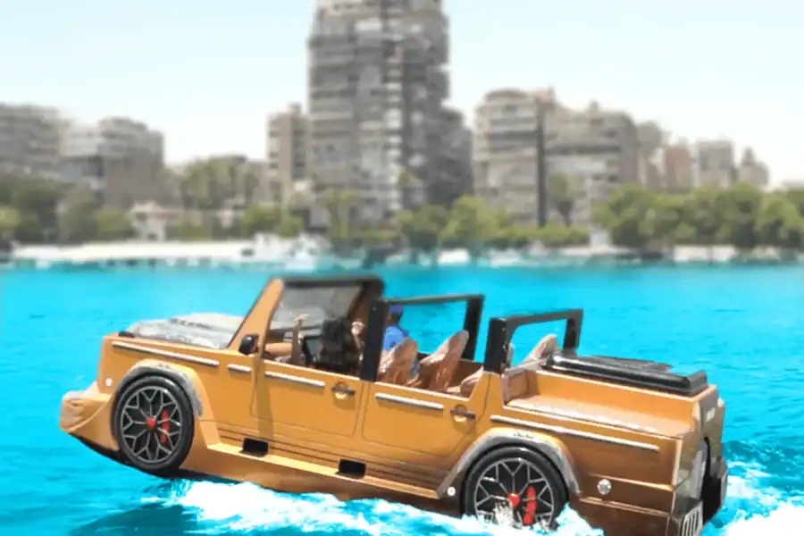 🕓Cairo: Jetcar Experience with Scenic Nile& City Views