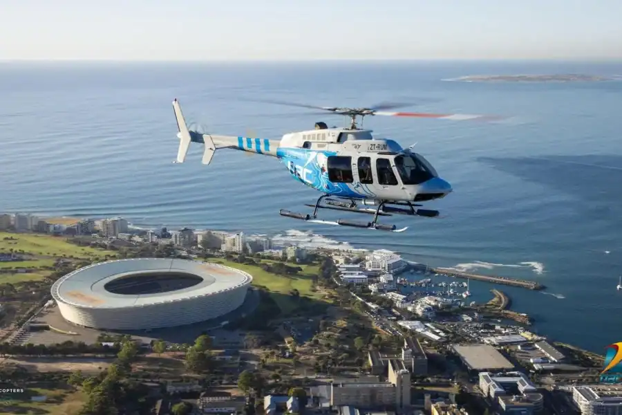 🕓Cape Town: 12 Apostles Helicopter Flight& Champagne