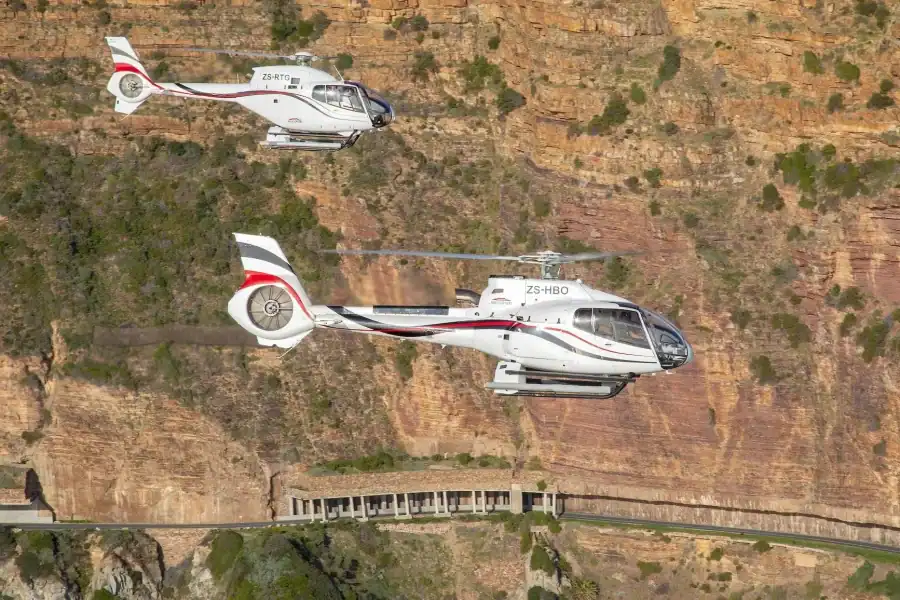🕓Cape Town: 2 Oceans Helicopter Flight with Boat Tour Ticket