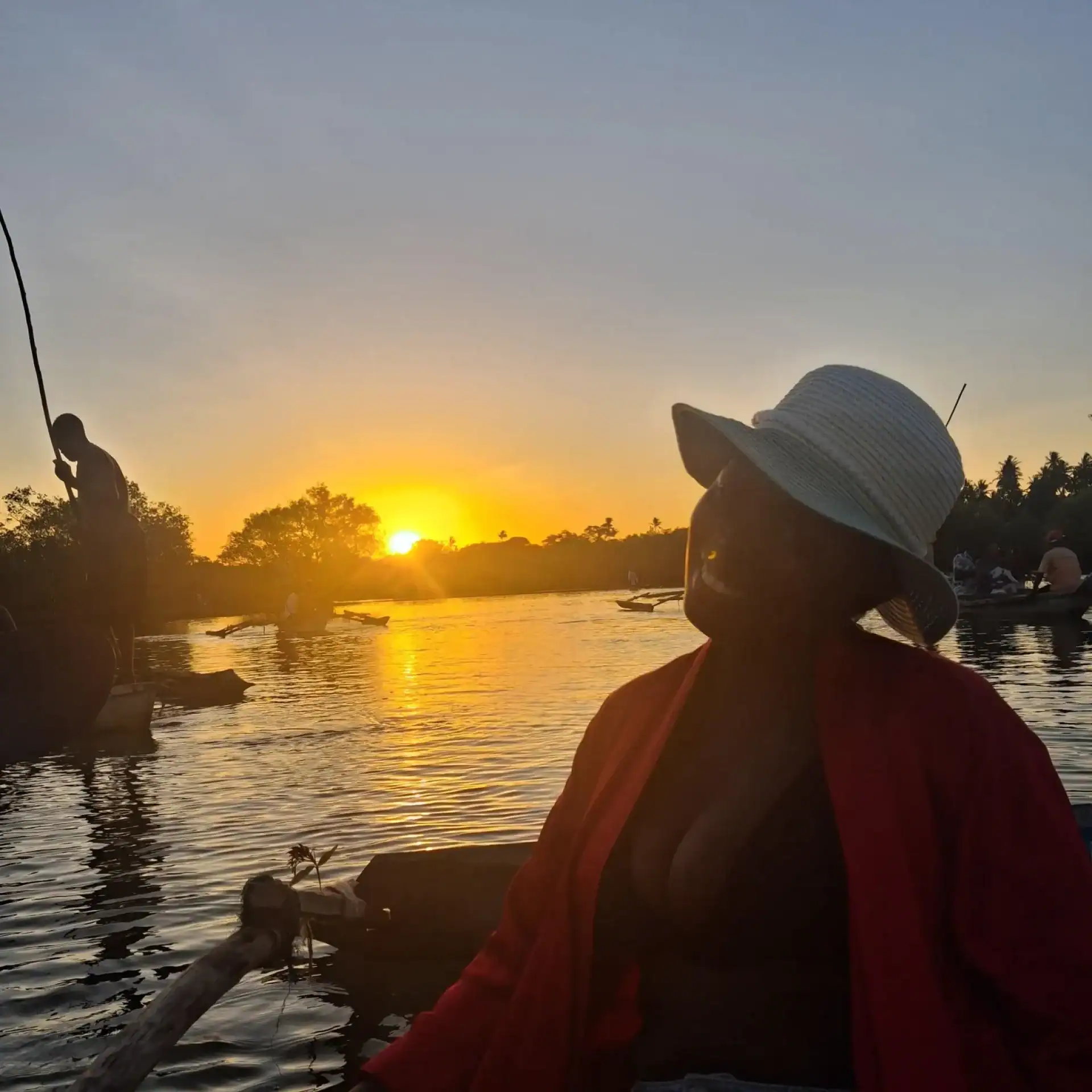 🕓Diani: Congo River Sunset Cruise, Bonfire, and Picnic