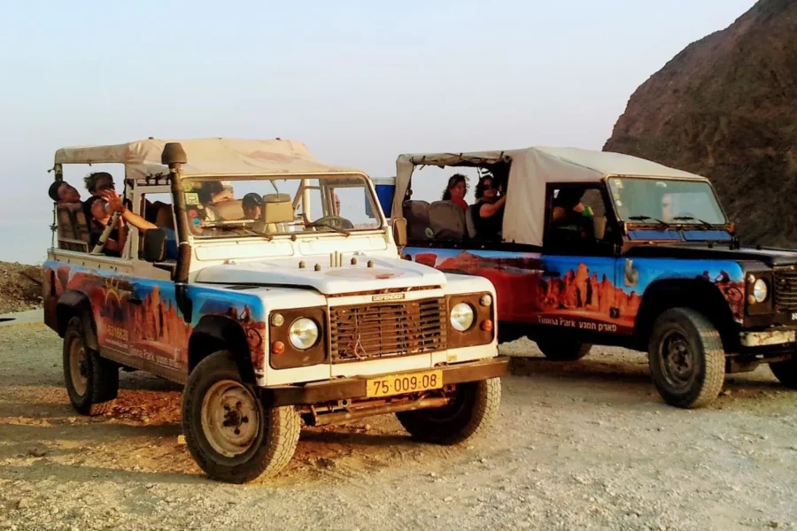 🕓Eilat Mountains: Sunset Jeep Adventure to Mount Joash