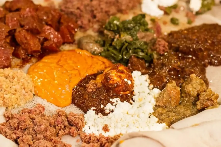 🕓Ethiopian Traditional Food with cultural Music& Dance