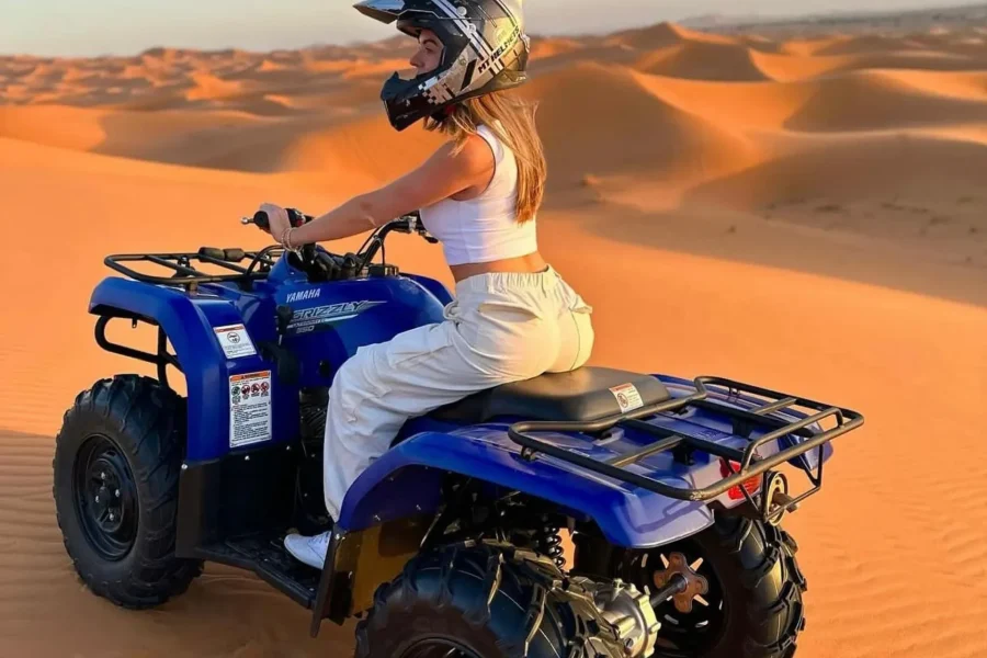 🕓From Merzouga: Adventure Quad Bike Safari& Sandboarding.