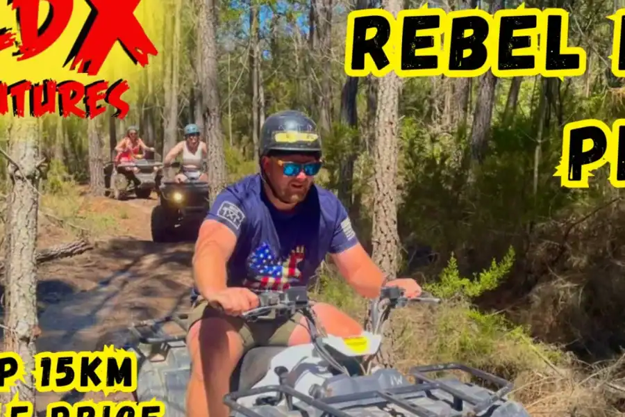 🕓Garden Route: Quad Bike Ride at Rebel Holt Harkerville -15KM