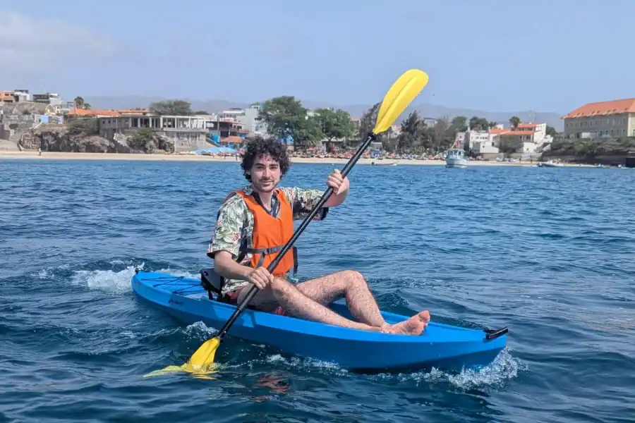 🕓Guided Kayaking Tour in Tarrafal Bay