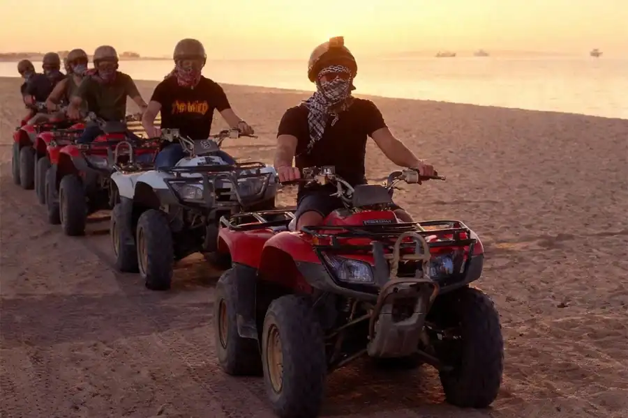 🕓Hurghada: Quad Bike, Sea, Camel, Safari, Stargazing& Dinner