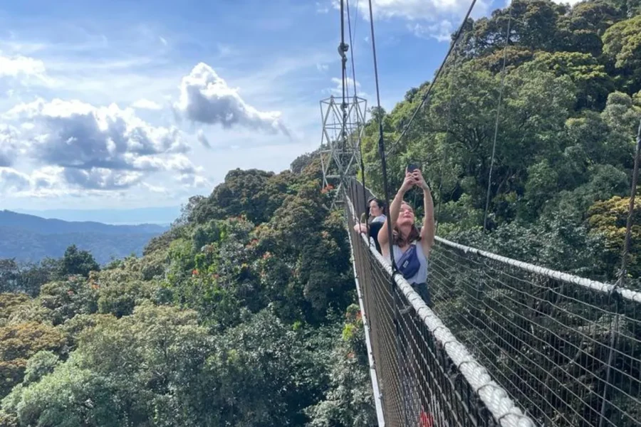🕓Kigali:1 Day Nyungwe Canopy Walk& Waterfall Tour adventure