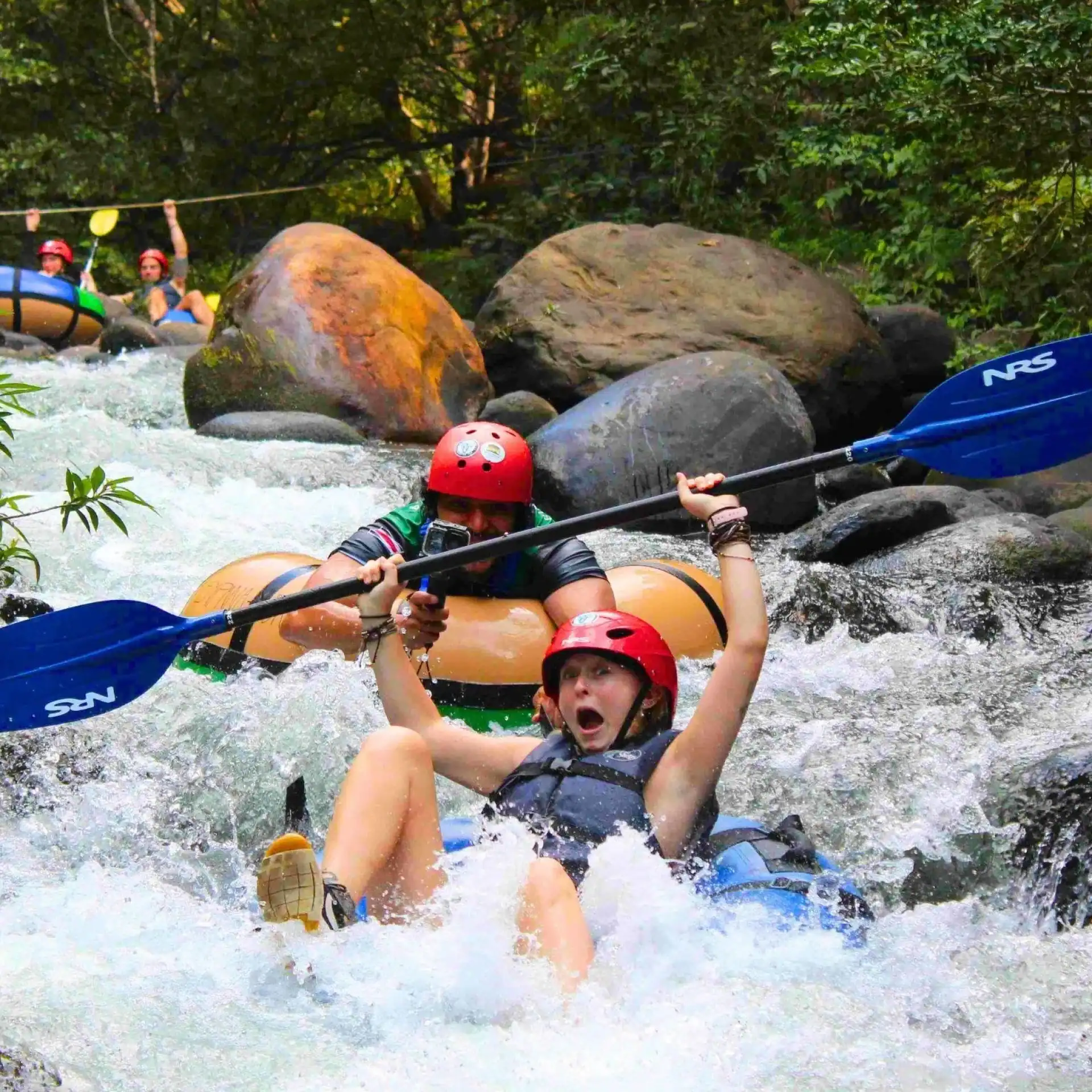🕓Liberia: La Leona Waterfall River Tubing
