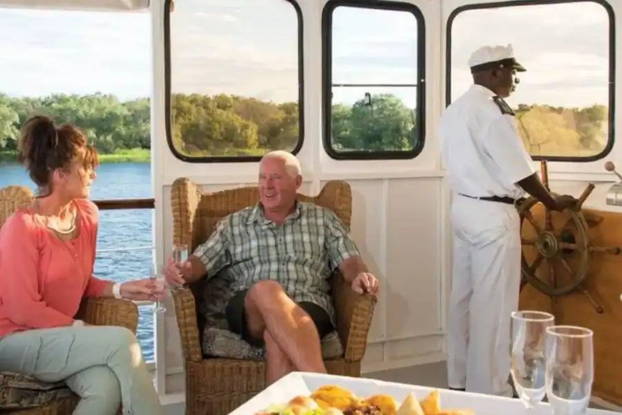 🕓Livingstone: Zambezi River Captain's Cabin Cruise