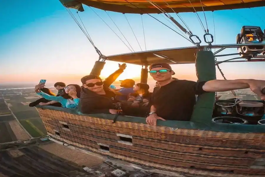 🕓Luxor: Hot Air Balloon Ride Over Temple of Hatshepsut