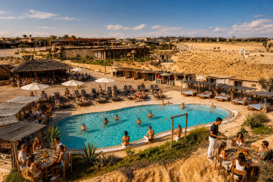 🕓Marrakech: Agafay Desert Lunch Pool, Quad Biking, Camel Ride