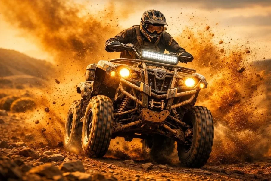 🕓Marrakech: Agafay Desert Quad, Camel Ride& Dinner Fire Show