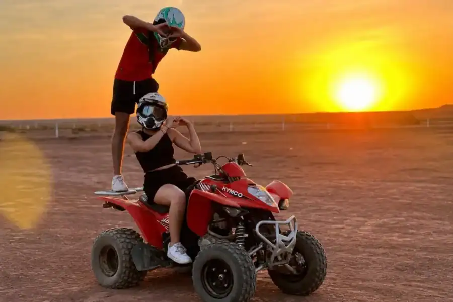 🕓Marrakech: Agafay Desert, quad in the morning or at sunset