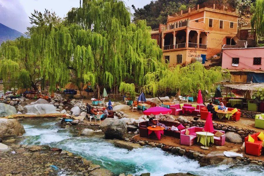 🕓Marrakech: Atlas Mountains, Ourika Valley& Waterfalls Tour