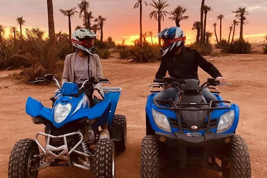 🕓Marrakech: Guided Quad Bike and Camel Ride Tour with Tea