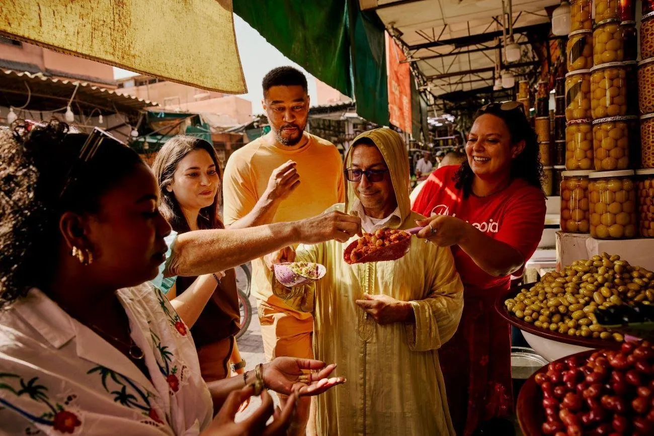 🕓Marrakech: Jemaa el‑Fnaa Street Food Tour with Dinner