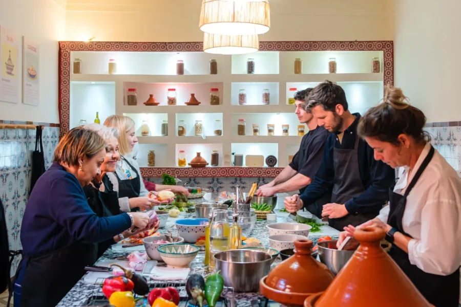 🕓Marrakech: Moroccan Cooking Class with Market Visit and Meal