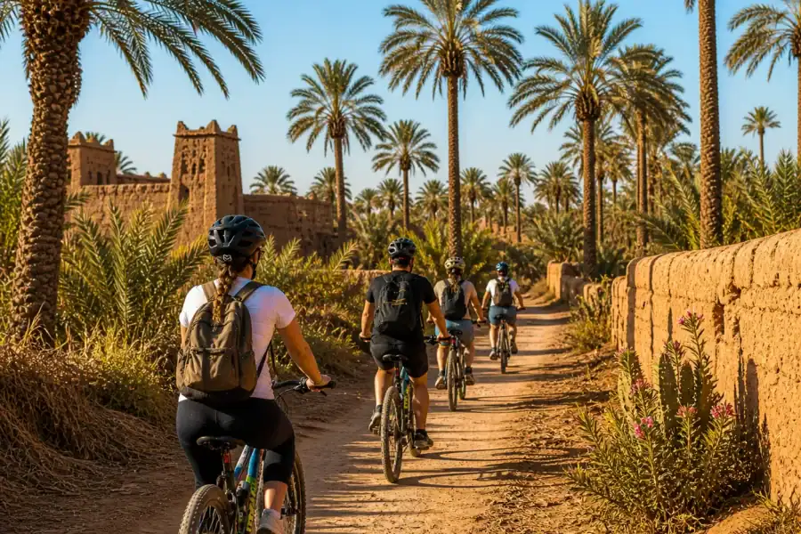 🕓Marrakech: Palmeraie Bike Tour with Berber Tea