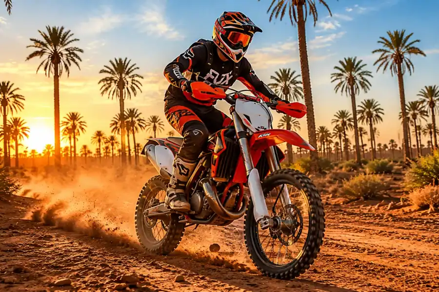 🕓Marrakech Palmeraie: Motocross Adventure& Tea Break