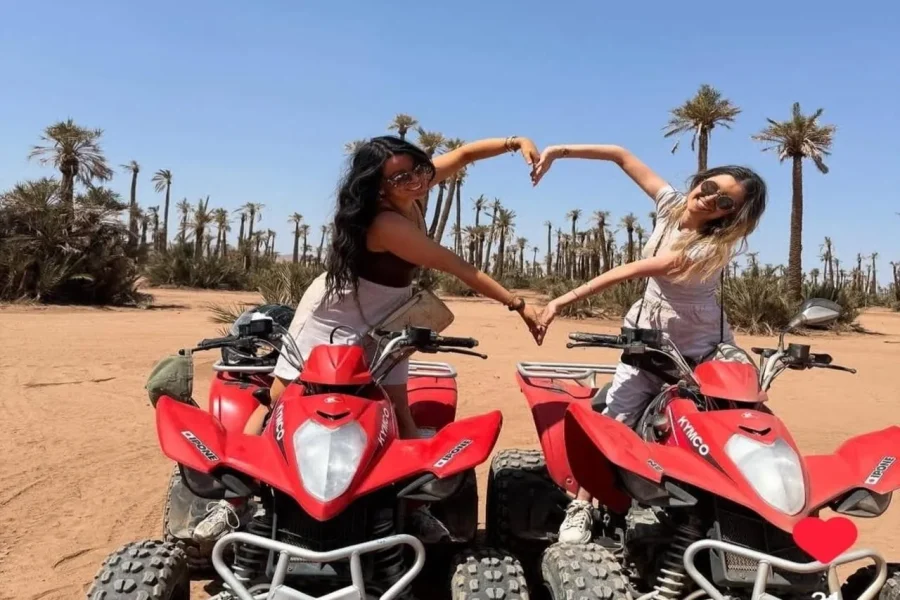 🕓Marrakech: Quad Bike Adventure in the Palmeraie with Tea