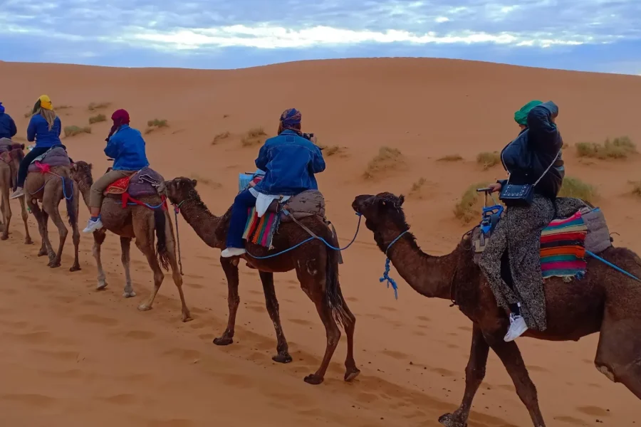🕓Marrakech to Fes 3-Day Sahara Tour with Camel& Quad Option
