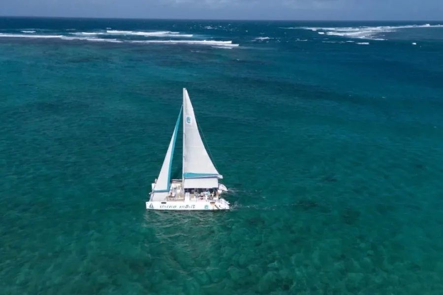 🕓Mauritius: Île aux Cerfs Catamaran with BBQ& Drinks