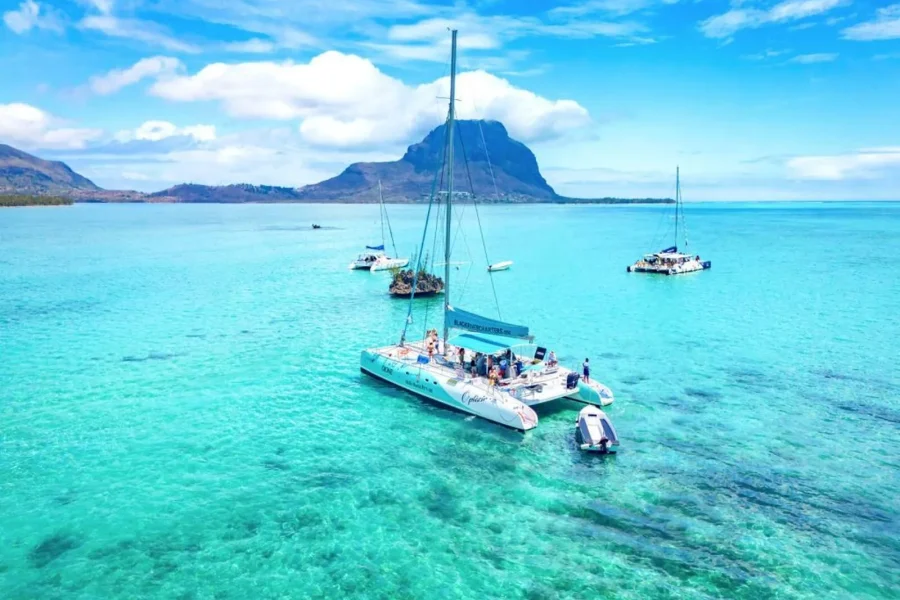 🕓Mauritius Luxury West Coast Catamaran Adventure