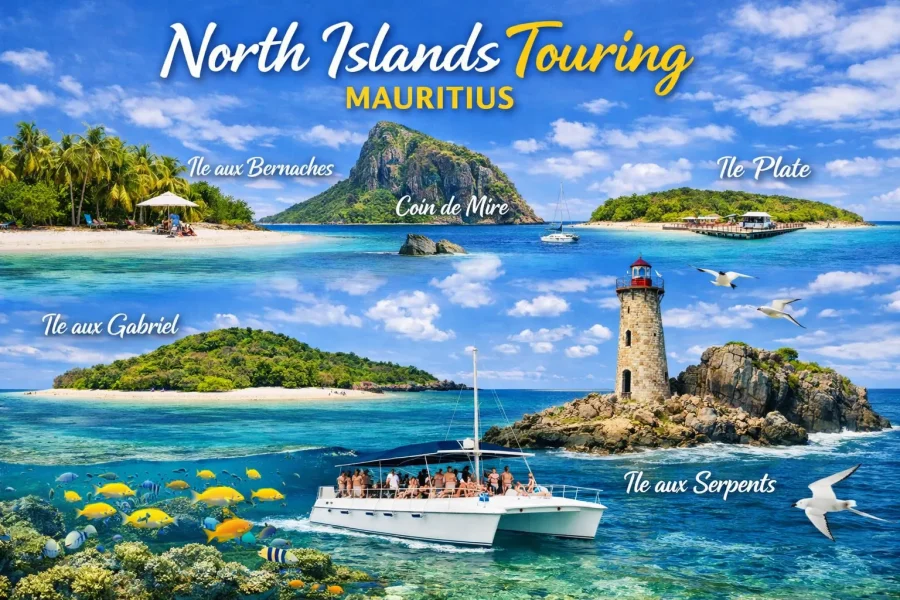 🕓Mauritius North Islands Catamaran Cruise with Lunch& drinks