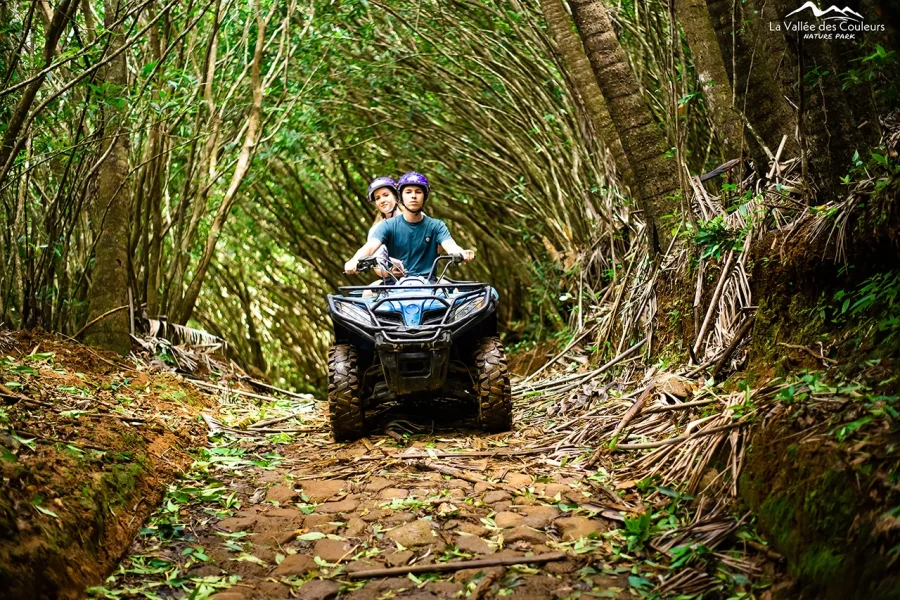 🕓Mauritius: Quad Double Adventure at Vallé Advenature Park