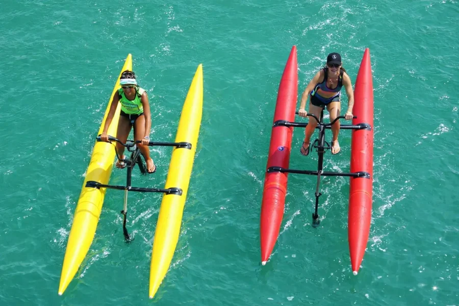 🕓Mauritius, Tamarin: Water Bike on the Rivière Tamarin