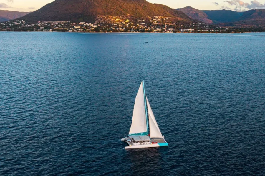🕓Mauritius: Western Sunset Catamaran Cruise, Drinks& Snacks