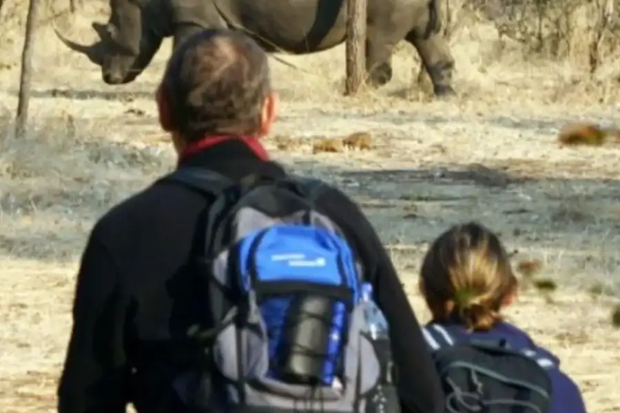 🕓Mosi-oa-tunya: Private Rhino Encounter Safari