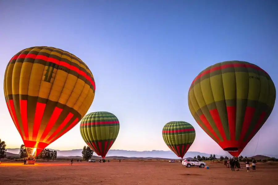 🕓Ouargla: Sahara Desert Hot Air Balloon Ride at Sunrise