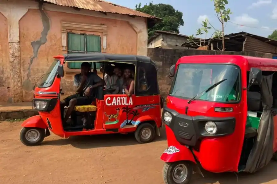 🕓Ouidah, Benin Cycloville Tour: Set off on a unique mode of transport
