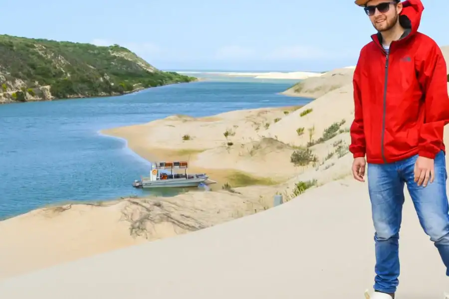 🕓Port Elizabeth: Sandboarding with Short Boat Trip