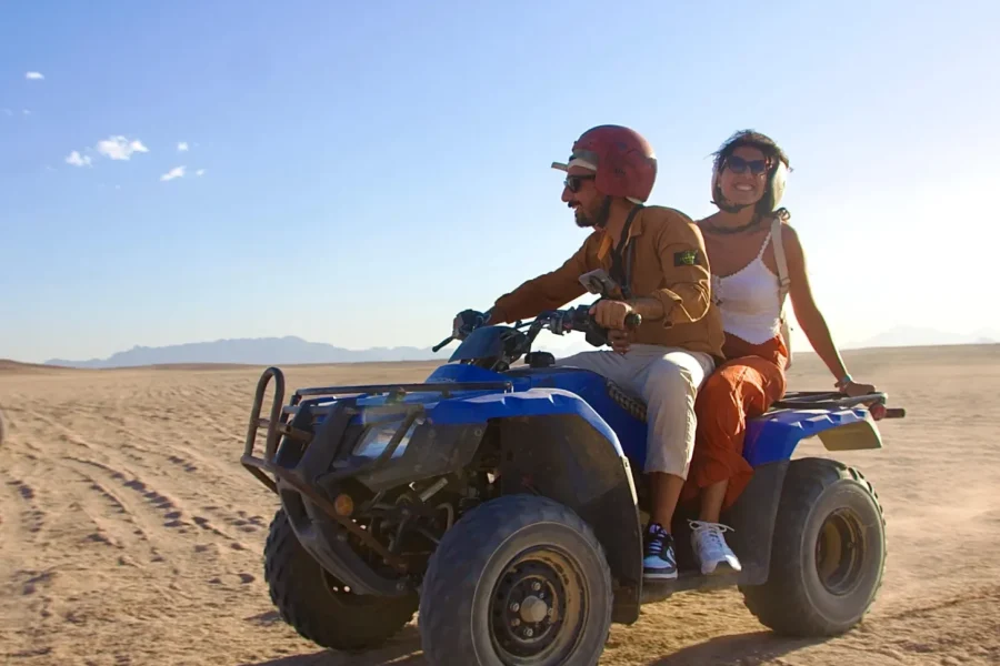 🕓Sahl Hasheesh: Quad Bike Desert Safari with Hotel Pickup