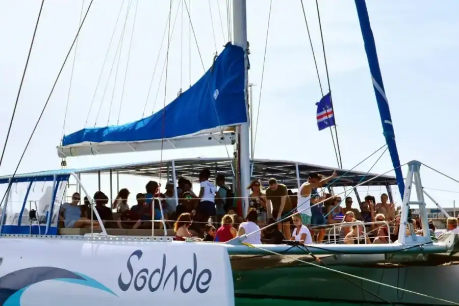 🕓Sal Island Catamaran Cruise with All-inDrinks and Snacks
