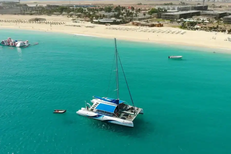 🕓Santa Maria: Sal Island All-inclusive Adults-only Catamaran