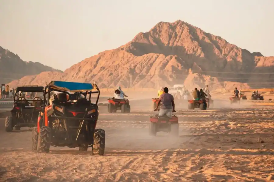 🕓Sharm El-Sheikh: ATV Quad Sunrise& Sunset Desert Safari