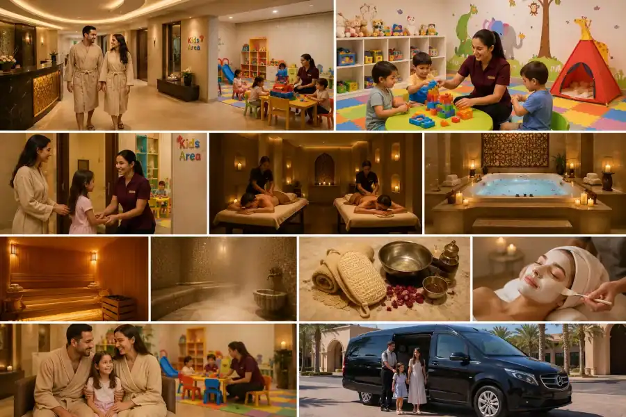 🕓Sharm El Sheikh: Kids Room, Massage& Hammam Experience