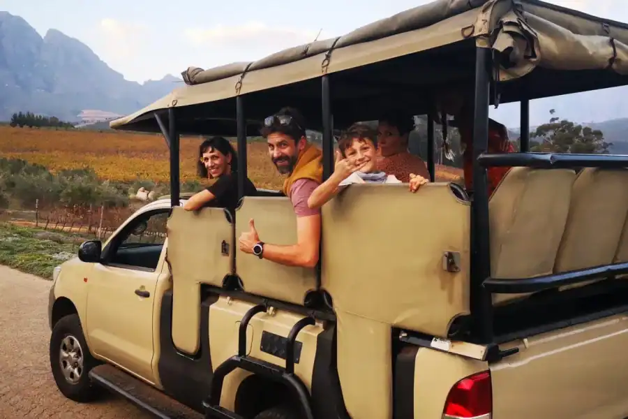 🕓Stellenbosch North Guided Wine Safari (Tastings Included)