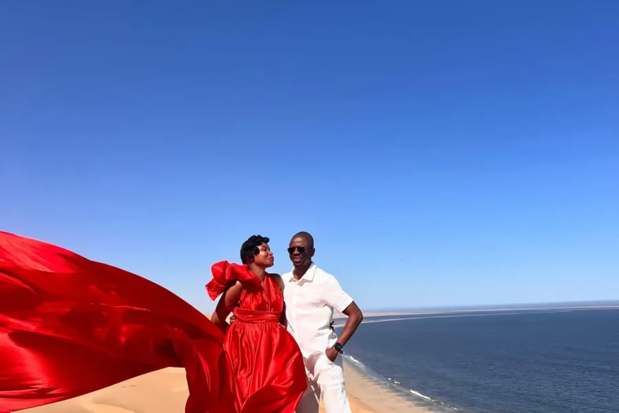 🕓Swakopmund: Flying Dress Photoshoot in the Desert