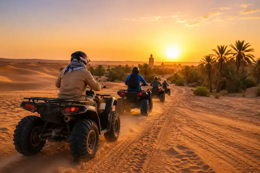 🕓Touggourt: Sahara Desert Quad Biking Adventure