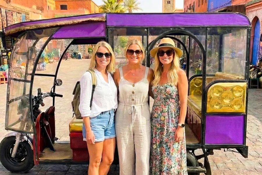 🕓Tuk Tuk Marrakech Private Tour with Pickup& Moroccan Sweets