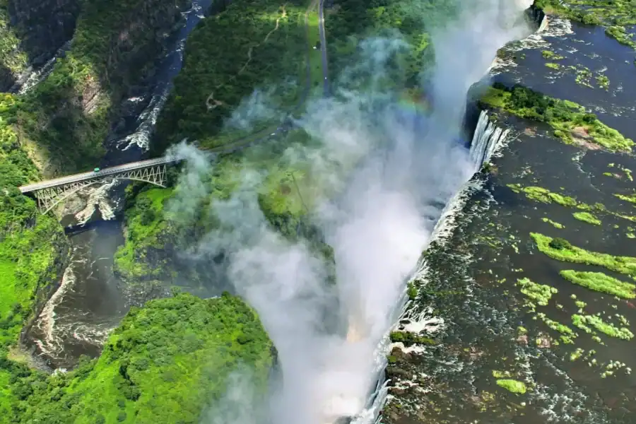 🕓Victoria Falls: 12-13 min Helicopter Flight